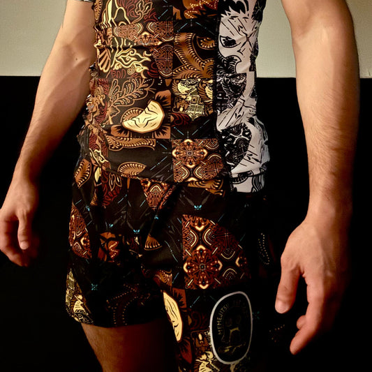 Batik Petak-petak| Training Shorts